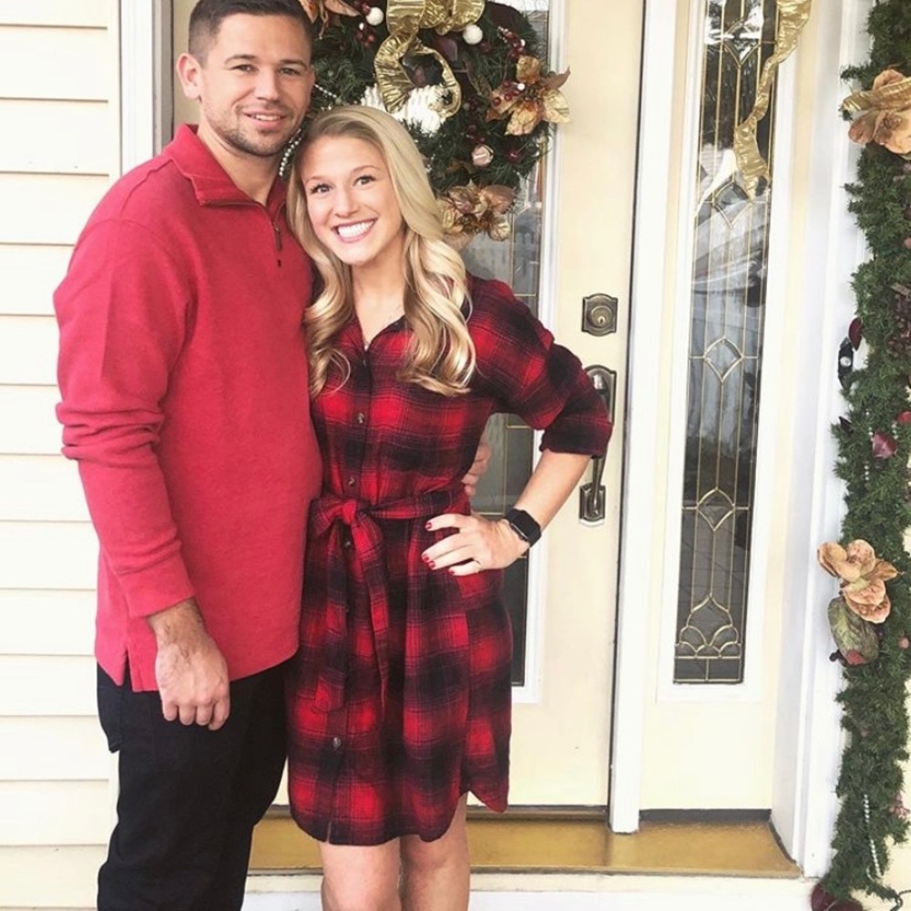 Black and red dress